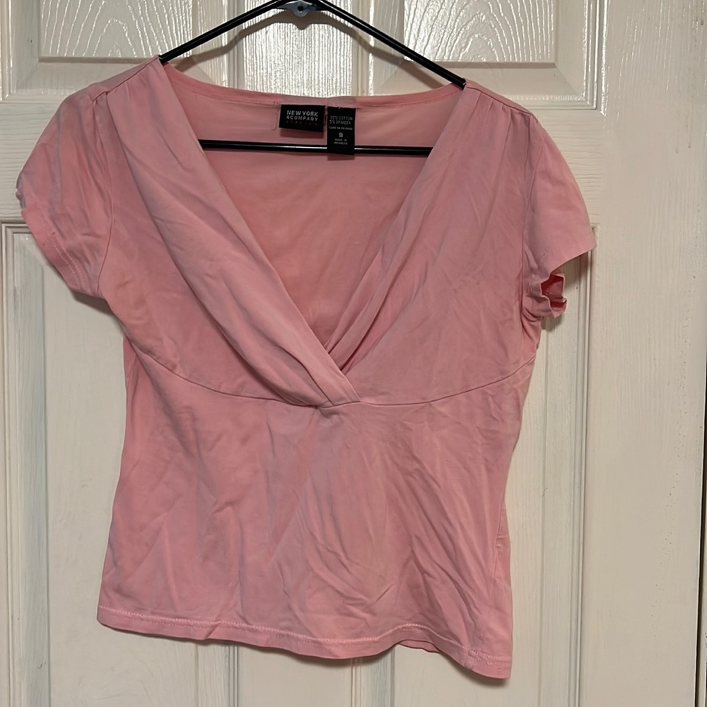 New York and Co peach blush t shift size Small